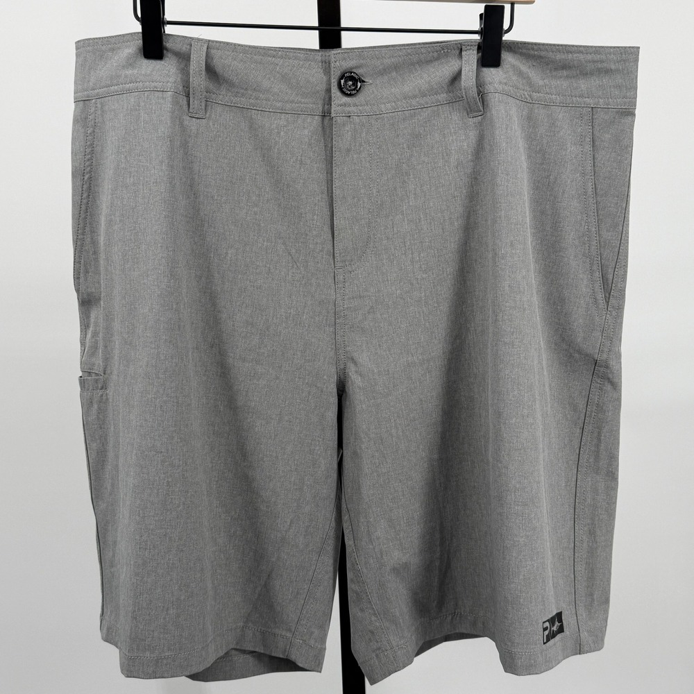 Pelagic Deep Sea Hybrid Shorts Mens 40‎ Gray Fishing Performance Quick Dry